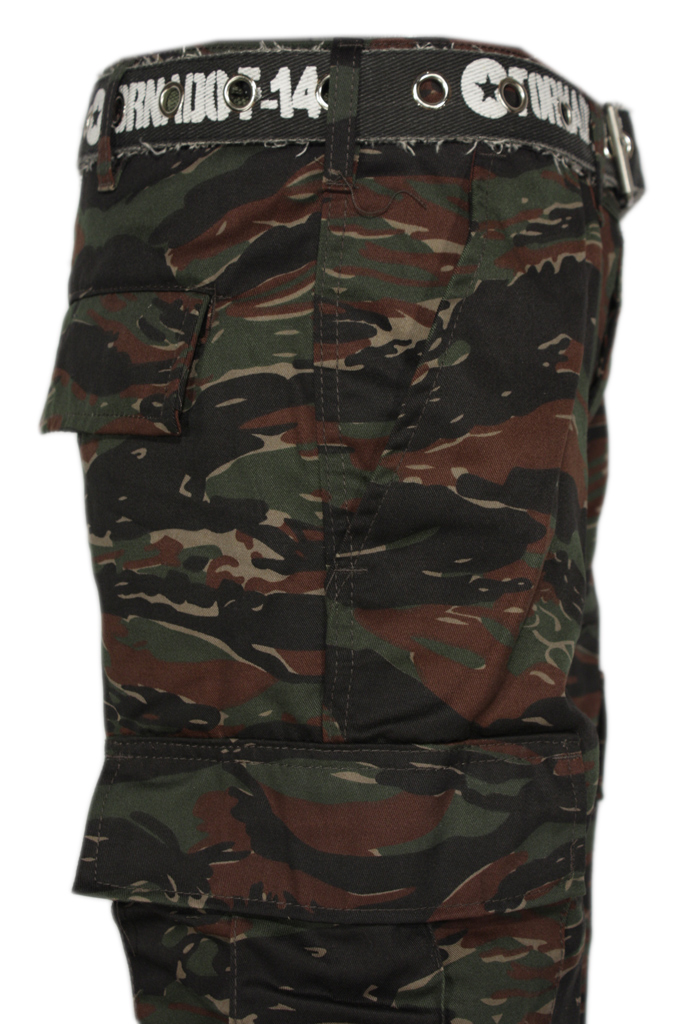 Pánské maskáčové kalhoty tiger pouze vel.S  82cm pas