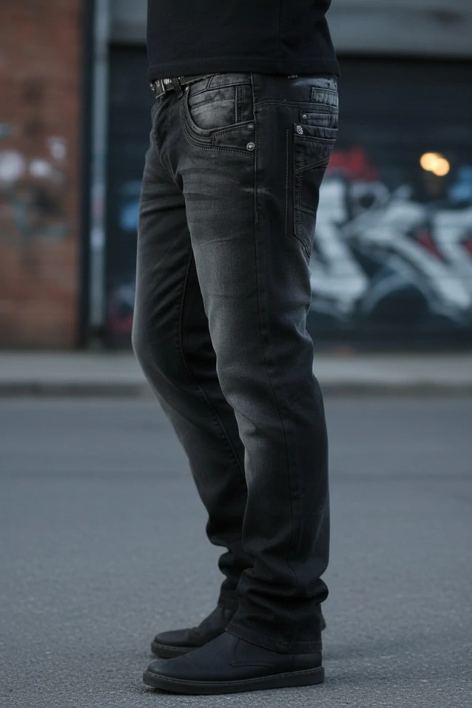 Pánské rifle černé