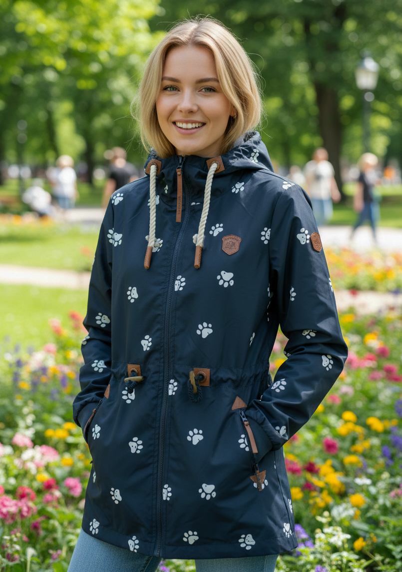 Dámská letní bunda- nadměrné velikosti 2XL až 6XL tm. modrá 