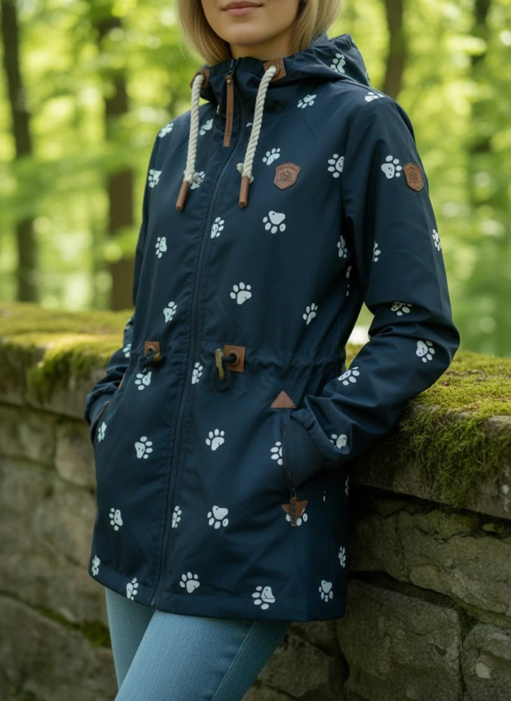 Dámská letní bunda- nadměrné velikosti 2XL až 6XL tm. modrá 