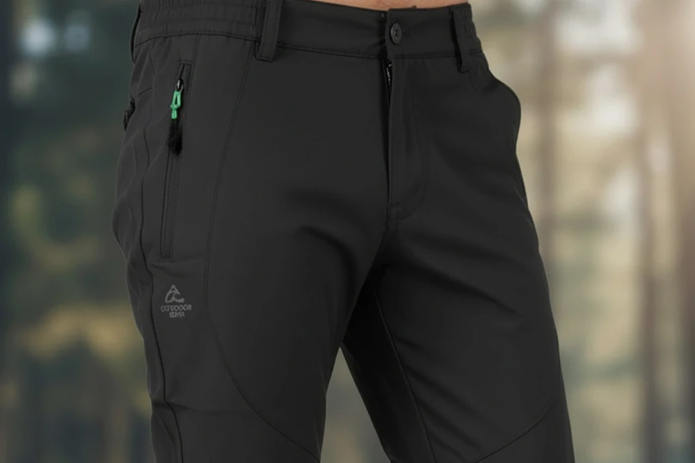  Pánské outdoorové kalhoty černé Sezon Outdoor Již pouze vel. S 