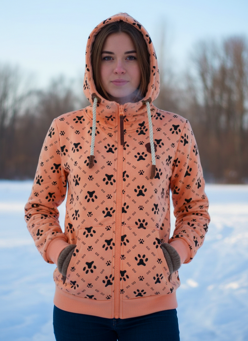 Dámská mikina okrová Již pouze vel. L