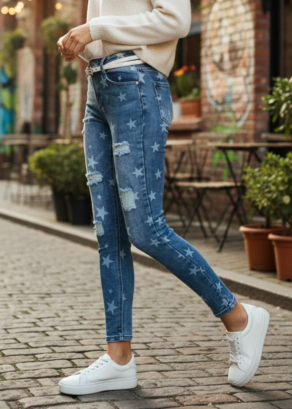 Dámské strečové rifle Denim LIFE