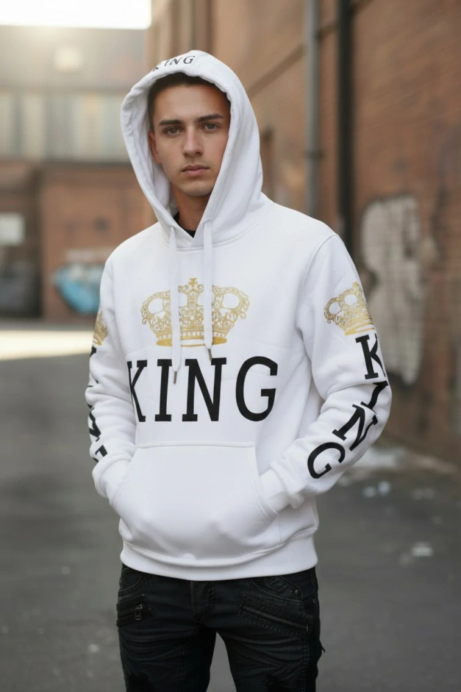 Pánská mikina VINTE bílá Vel. XXXL