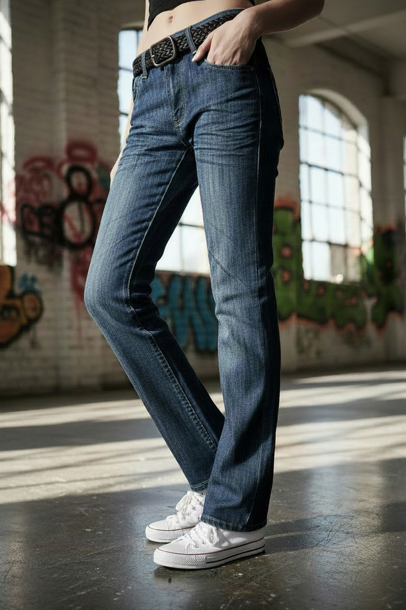 Dámské džíny  DTGGREEN jeans klasický střih