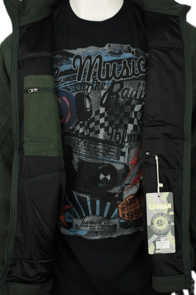 Pánská bundomikina LOSHAN - ARMY 