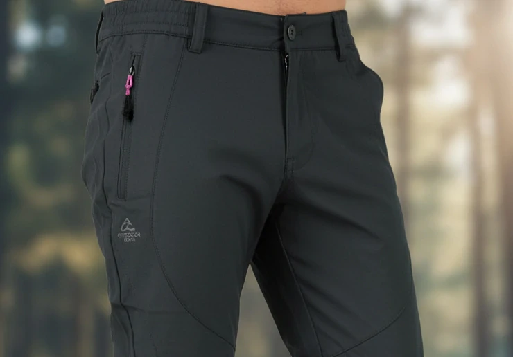 Pánské outdoorové kalhoty šedé Již pouze vel. S, M a L