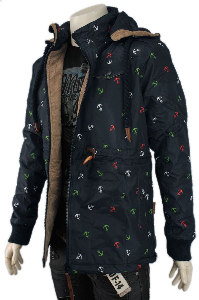 Pánská zimní (přechodová) bunda modrá 