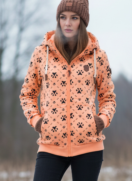 Dámská mikina okrová Již pouze vel. L