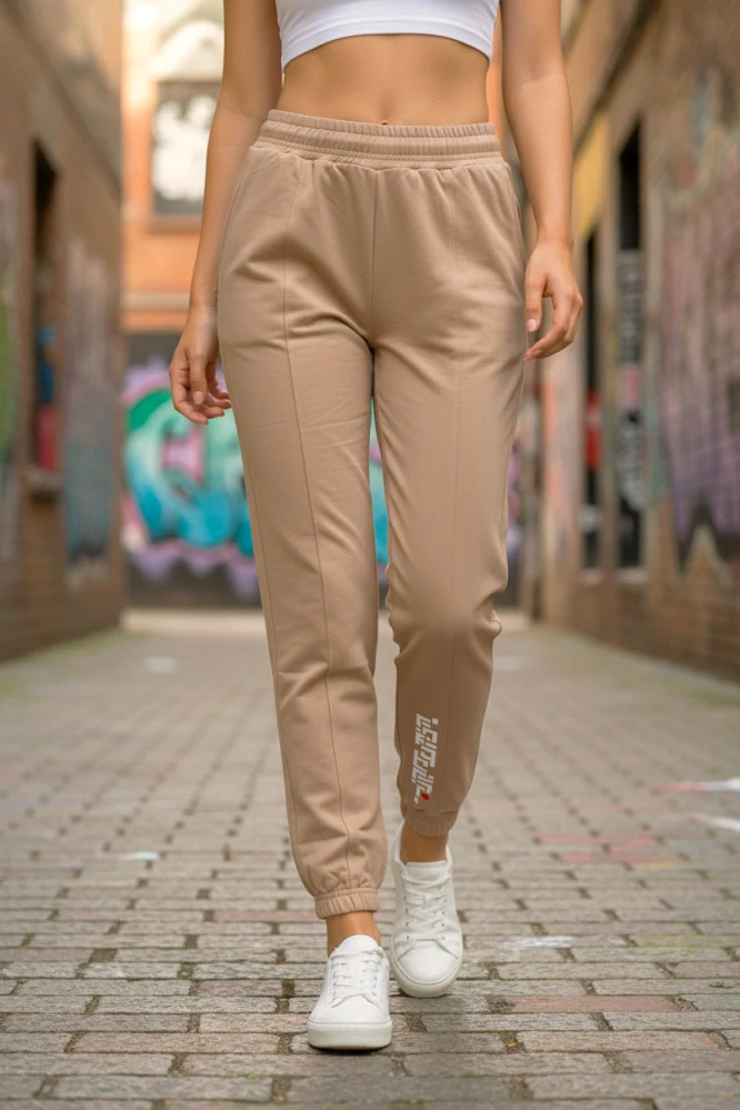 Dámské tepláky COMEDY béžová (světle hnědá)