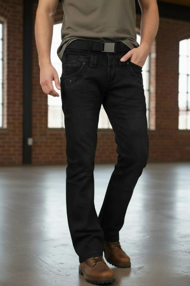 Pánské rifle DTG jeans černé