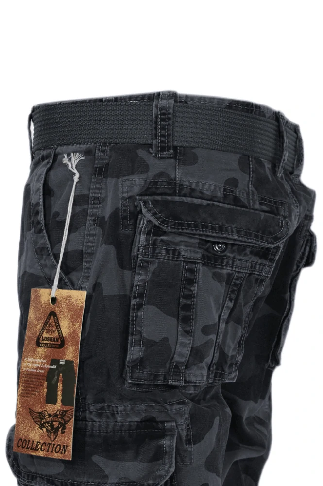 Pánské maskáčové kalhoty modro šedý maskáč 