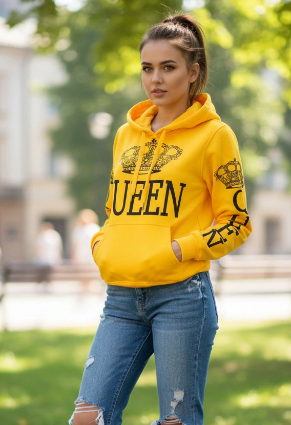 Dámská mikina VINTE žluto okrová