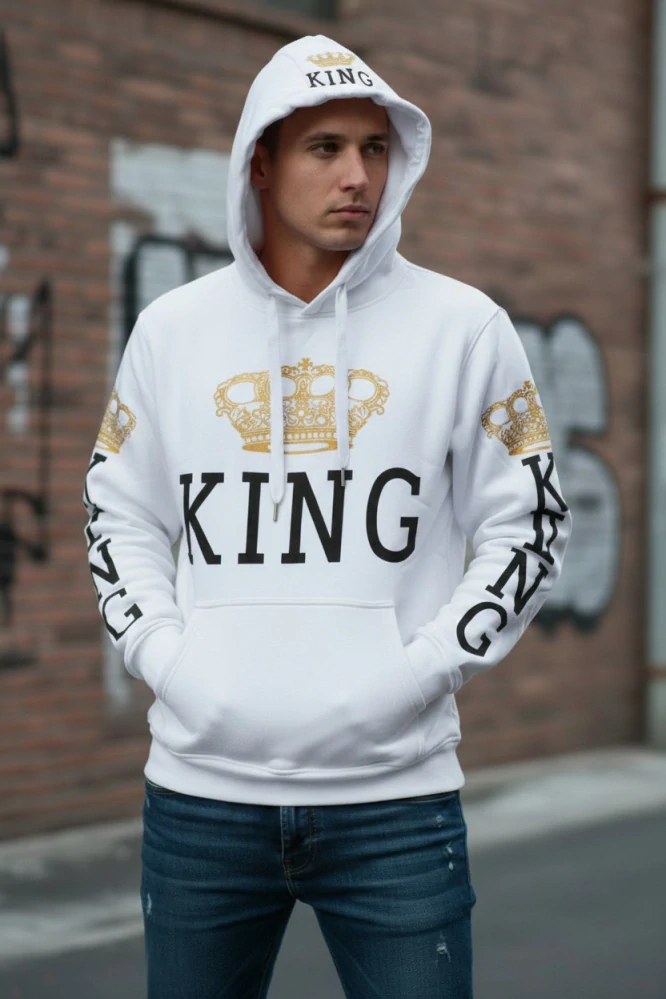 Pánská mikina VINTE bílá Vel. XXXL