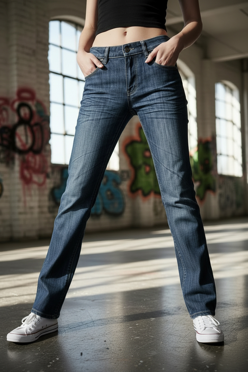 Dámské džíny  DTGGREEN jeans klasický střih