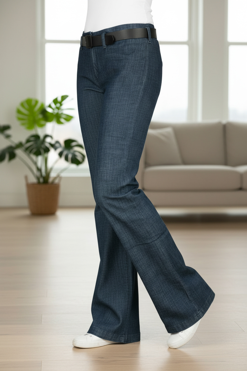 Dámské kalhoty do zvonu 