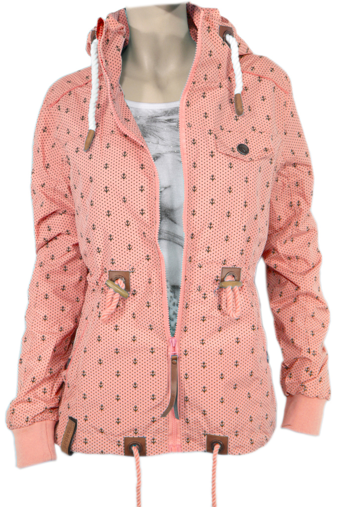 Dětská letní bunda lososová 