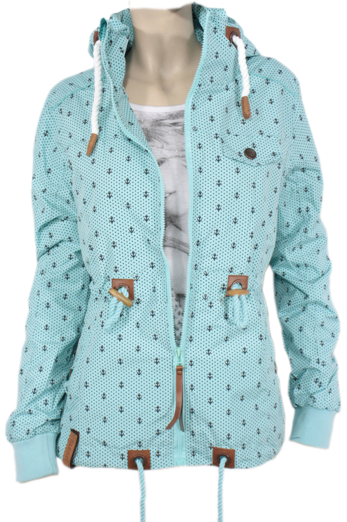 Dětská letní bunda zelinkavá