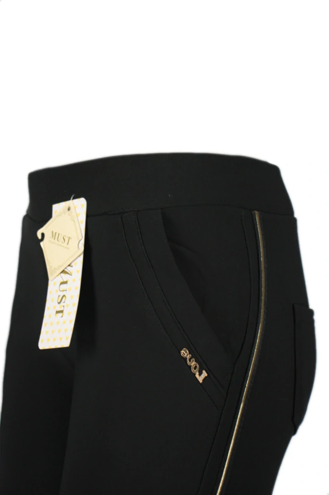 Dámské zateplené legíny must velké velikosti černé 