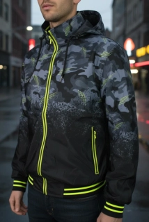 Pánská bunda Euro jeans neon