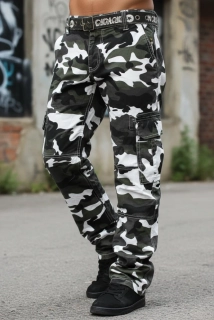 Letní pánské maskáčové kalhoty LOSHAN :  metro  