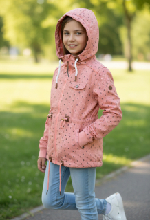 Dětská letní bunda lososová