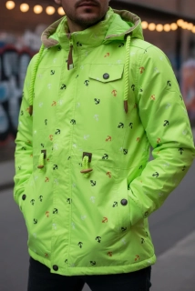 Pánská zimní (přechodová) bunda neonová Již pouze vel. M a L